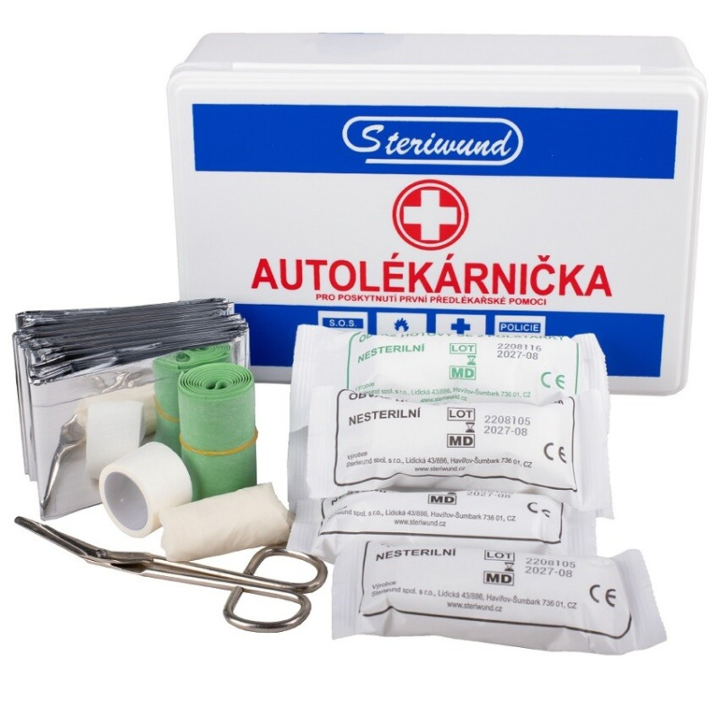 STERIWUND Autolékárnička plast vyhl.č.182/2011