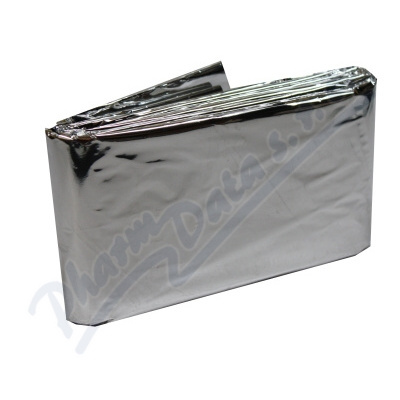 Steriwund Izotermická fólie 140 cm x 200 cm stříbrná