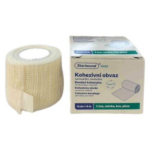 Steriwund Kohezivní obvaz samodržící nesterilní 4 cm x 4 m