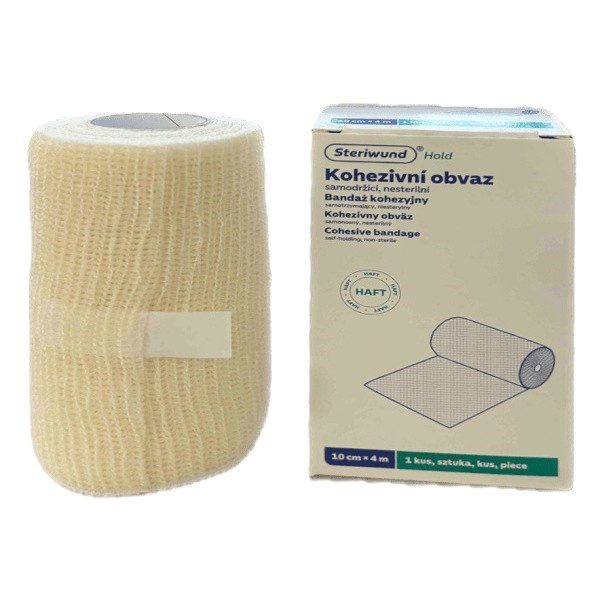 Steriwund Kohezivní obvaz samodržící nesterilní 10 cm x 4 m