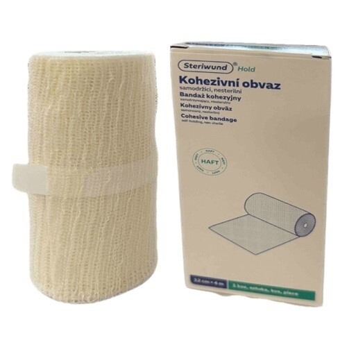 Steriwund Kohezivní obvaz samodržící nesterilní 12 cm x 4 m