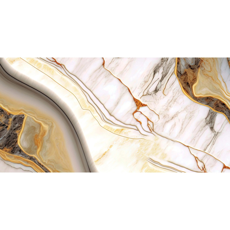 Gold Dlažba Abstract carving 60 x 120 cm