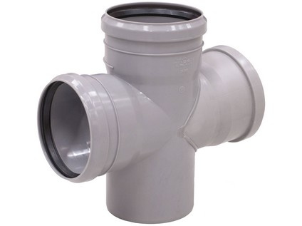 Odbočka dvojitá HTDA DN 75/75/75 úhel 87 °