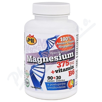 JML Magnesium 375 mg + vitamin B6 90+30 tablet