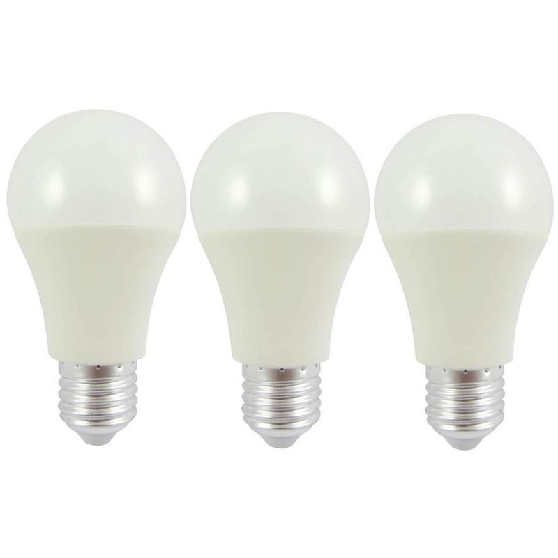 LED Žárovky 10W E27 A60 2700K sada 3 kusy
