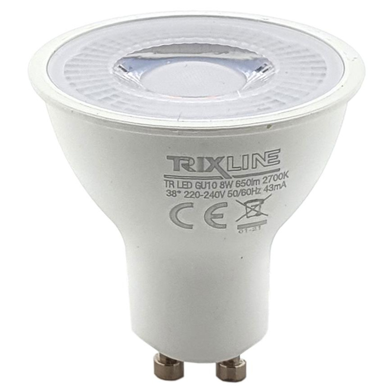 LED žárovka 8W GU10 2700K 38D