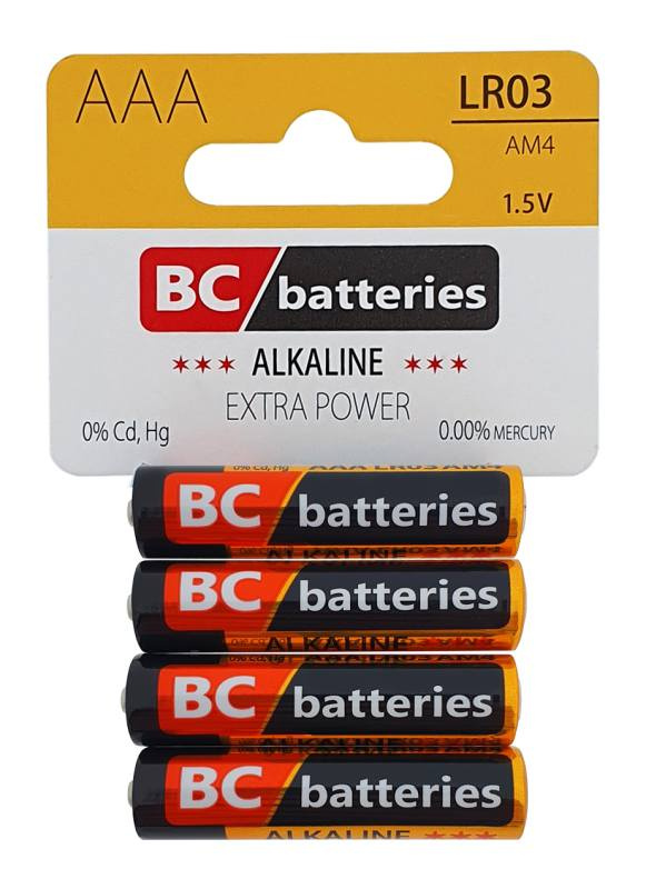 Bc lr03 extra power alkalická aaa / 4ks blistr
