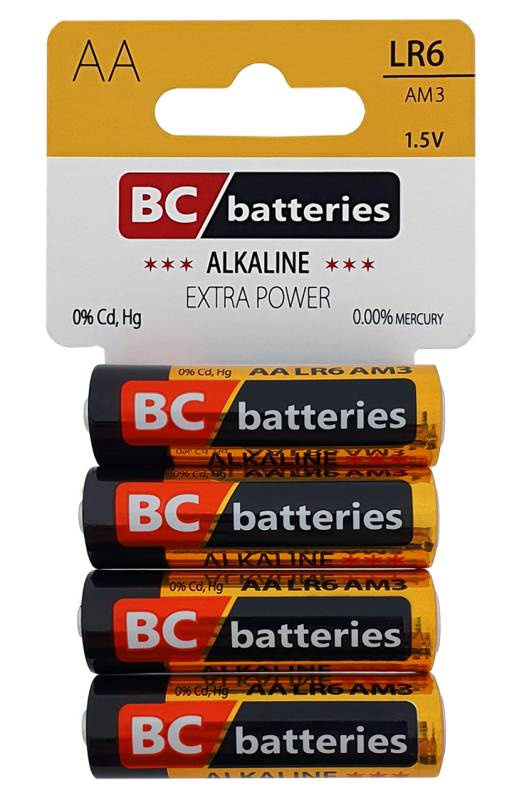 Bc lr6 extra power alkalická aa / 4ks blistr