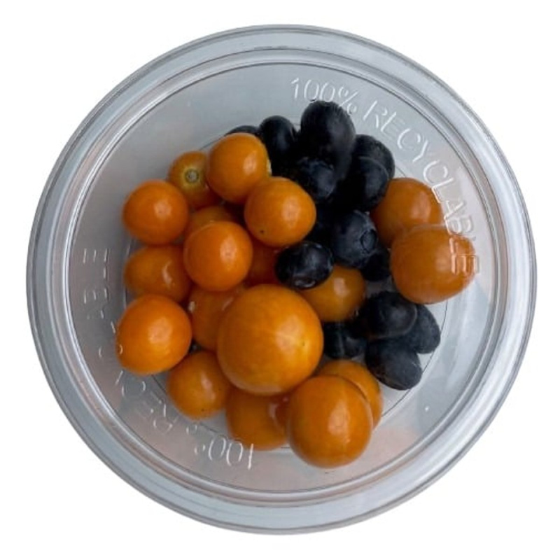 Ovocná svačinka borůvky / physalis