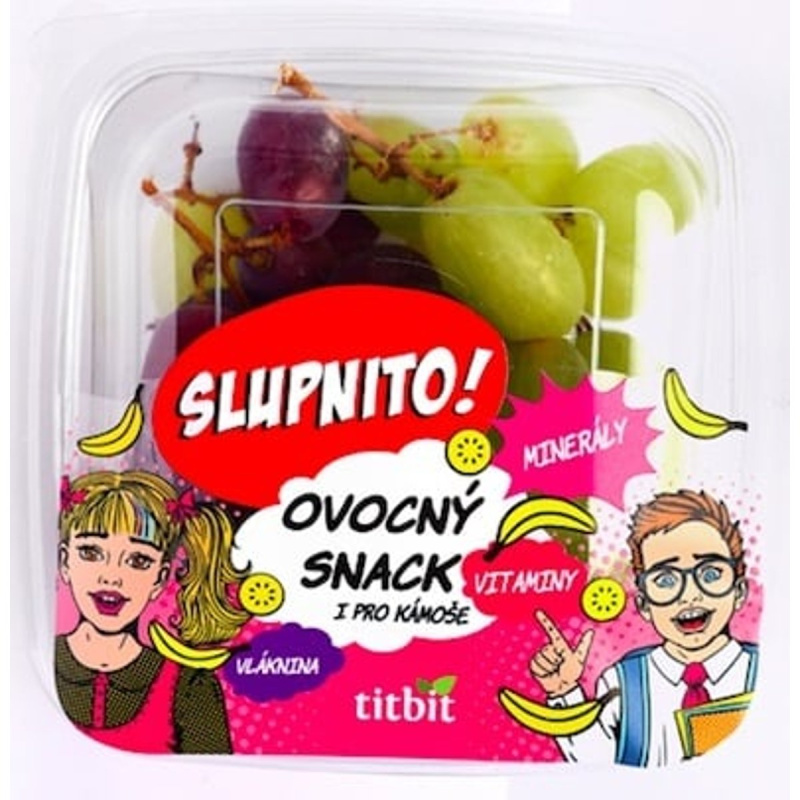 Titbit Ovocná svačinka mix hrozno
