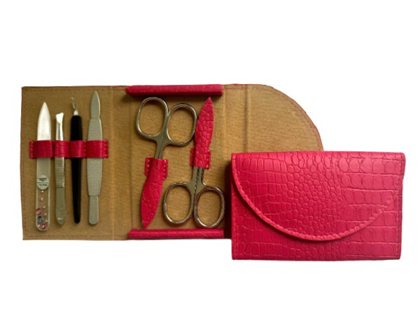 DuKaS Premium Line Solingen 214 manikúrní set + pouzdro Pink