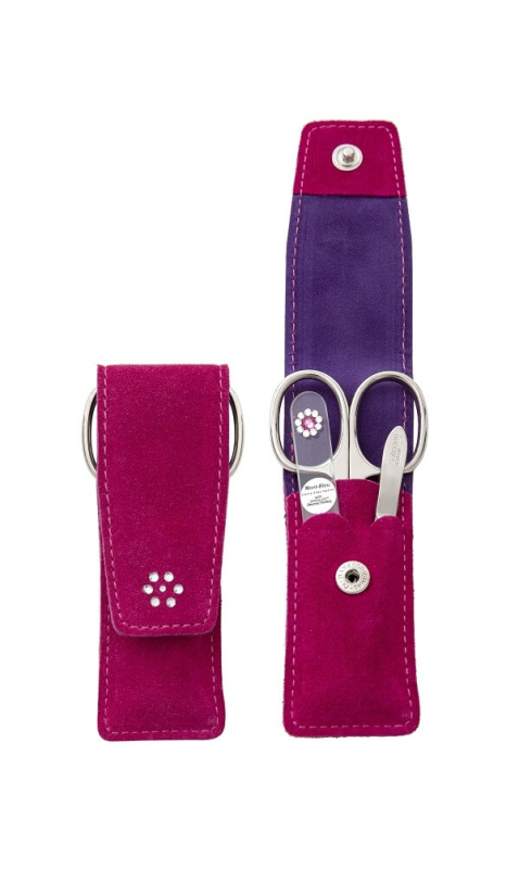 DuKaS Premium Line Solingen 874 manikúrní set cestovní balení Rose