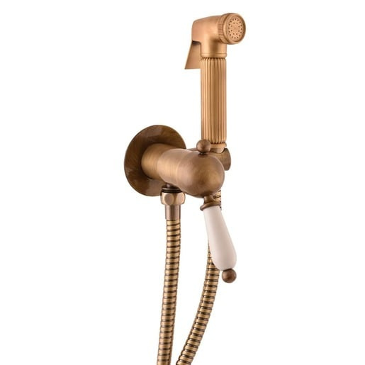 RAV SLEZÁK Labe bidetová baterie včetně podomítkového tělesa stará mosaz l543/1sm L5431SM