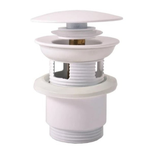 Výpust k umyvadlu 5/4 RAV SLEZÁK bílá lesklá MD0784B