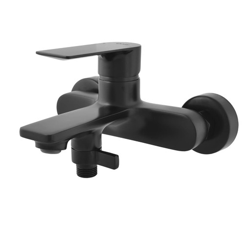 Vanová baterie RAV SLEZÁK Nil bez sprchového setu 150 mm matná černá NL154.5CMAT