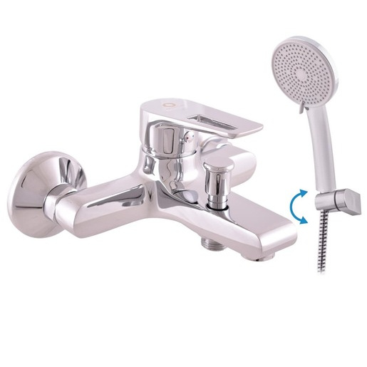 Vanová baterie RAV SLEZÁK Colorado se sprchovým setem 100 mm chrom CO254.0/2