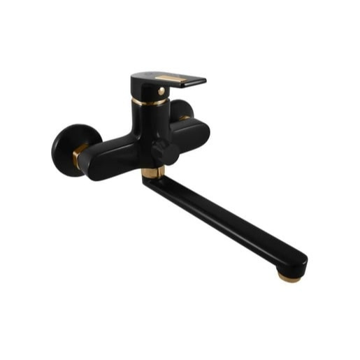 RAV SLEZÁK Colorado vanová baterie s otočným ramínkem 100 mm černá matná/zlato CO353.0CMATZ