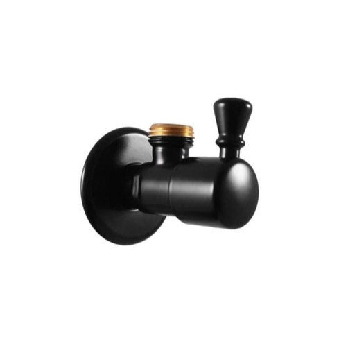 Rohový ventil RAV SLEZÁK 1/2"x3/8" černá matná RV0138CMAT