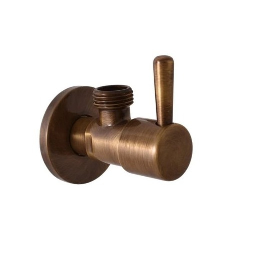 Rohový ventil RAV Slezák 1/2"x3/8" stará mosaz RV0238SM