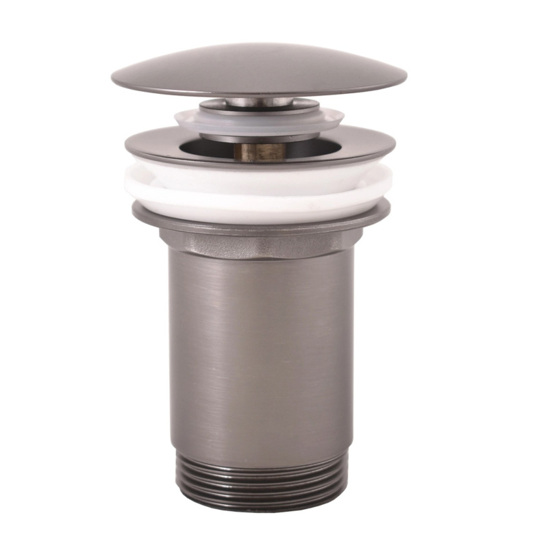 RAV Slezák Umyvadlová výpusť Click-Clack MD0484MG, metal grey, 5/4"