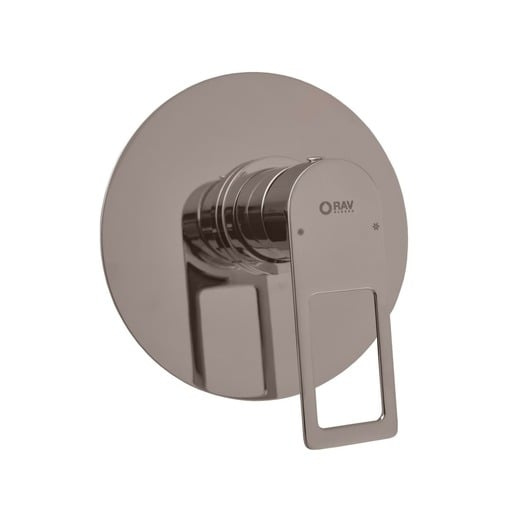 RAV SLEZÁK Nil sprchová baterie včetně podomítkového tělesa kartáčovaná metal grey NL283LMGK