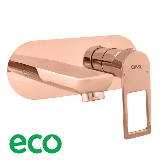 RAV SLEZÁK Nil umyvadlová baterie včetně podomítkového tělesa zlatá růžová NL235ZRL