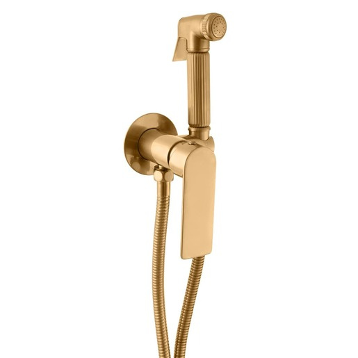 RAV SLEZÁK Nil bidetová baterie včetně podomítkového tělesa kartáčovaná zlatá nl143/1zk NL1431ZK