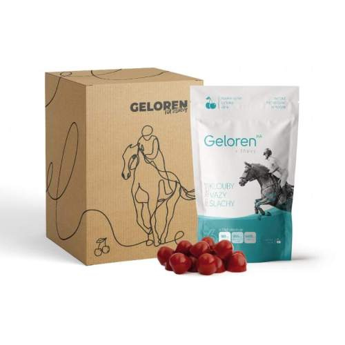 Geloren HA gelové tablety - višňové 1350 g (3 sáčky á 450g)
