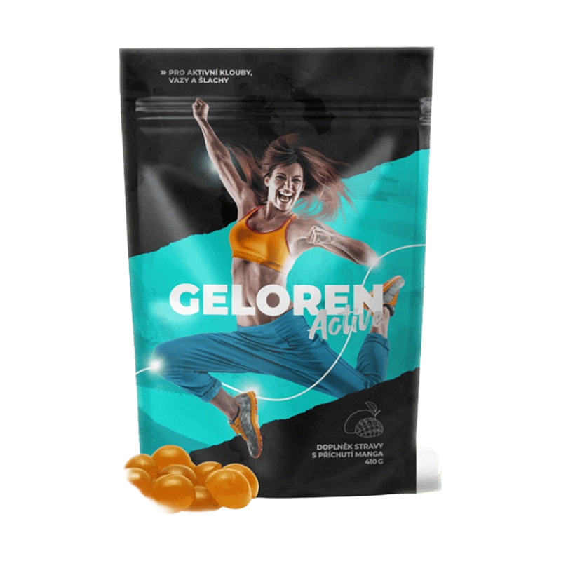 Geloren Active 90 želé tablet - mango