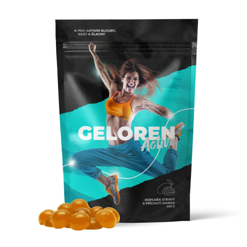 Geloren Active 90 želé tablet - mango