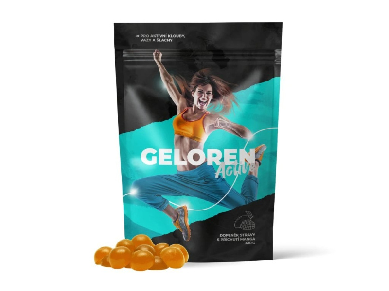 Geloren Active 90 želé tablet - mango
