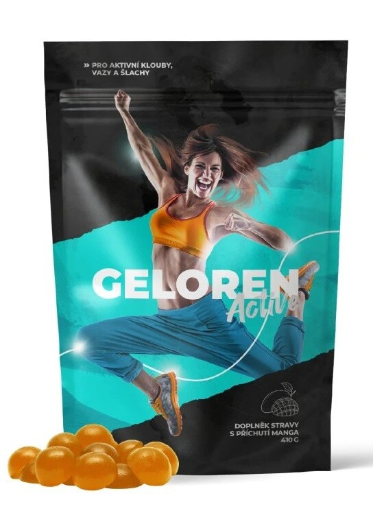 Geloren Active 90 želé tablet - mango