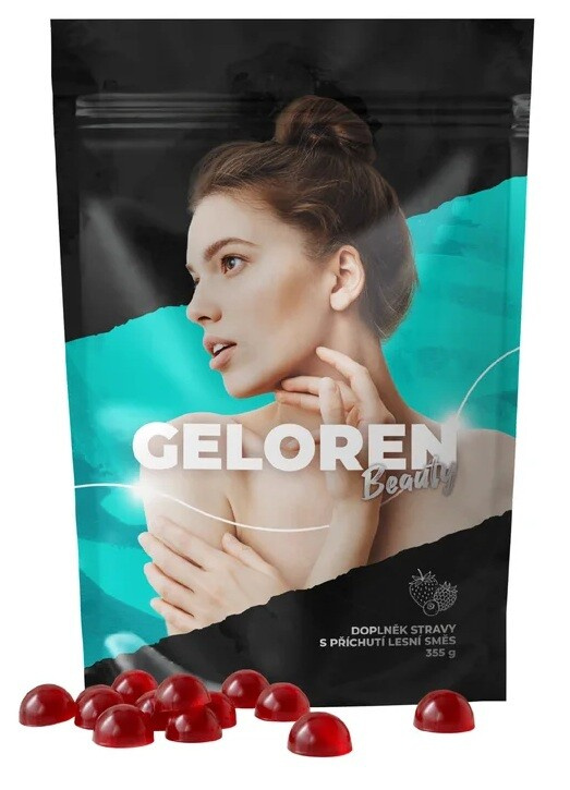 Geloren Beauty příchuť lesní směs 90 želé tablet