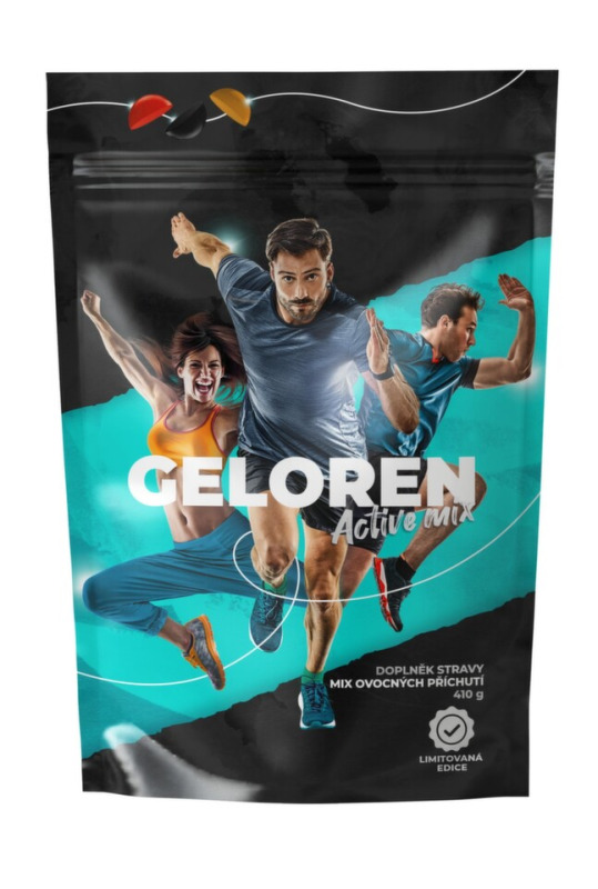 Geloren Active Mix příchuť mix ovoce 90 želé