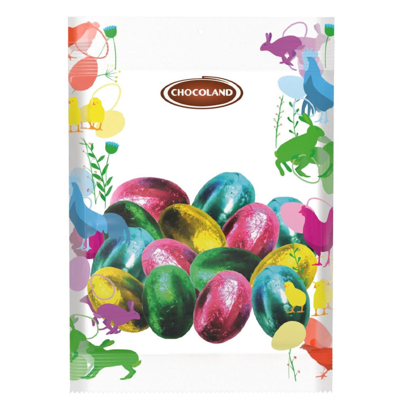 Chocoland Velikonoční vajíčka s nugátem v sáčku