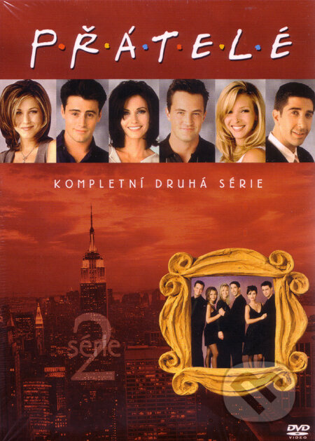 Přátelé - 2. série (4 DVD) - film z kategorie Komediální seriály