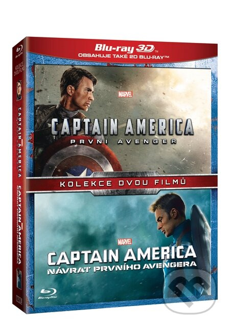 Captain America kolekce 3D (4 BD / 3D+2D) - Anthony Russo, Joe Russo, Joe Johnston - film z kategorie Akční filmy