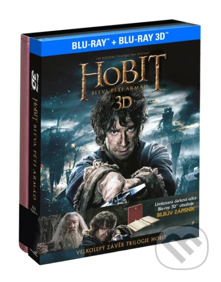 Hobit: Bitva pěti armád 3D Dárková edice Bilbův zápisník - film z kategorie Dobrodružné filmy