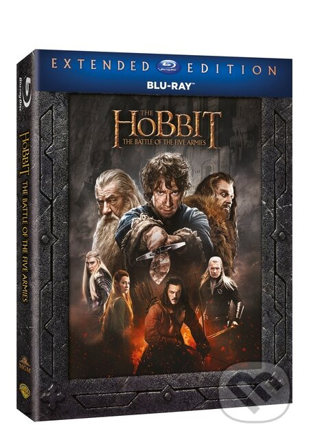 Hobit: Bitva pěti armád Prodloužená verze (3 Blu-ray) - film z kategorie Dobrodružné filmy