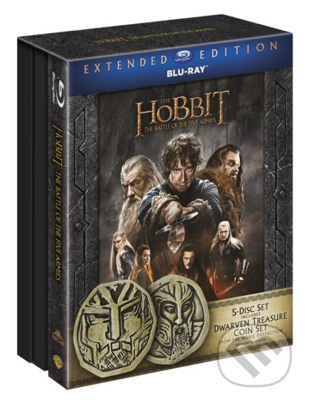 Hobit: Bitva pěti armád Prodloužená verze 3D Edice s mincemi - film z kategorie Dobrodružné filmy
