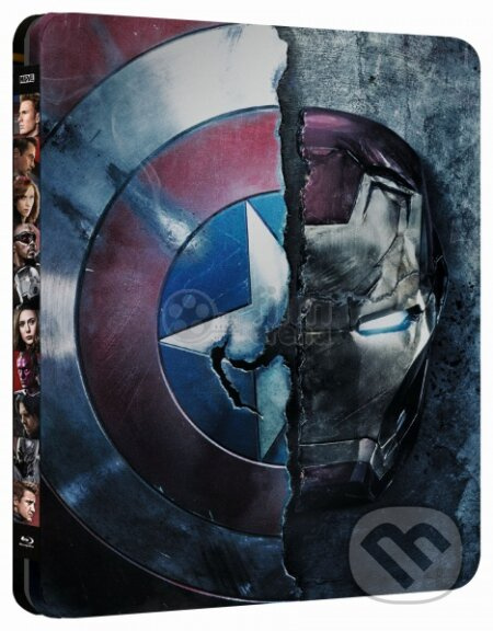 Captain America: Občanská válka 3D Steelbook (Steelbook) - film z kategorie Akční sci-fi