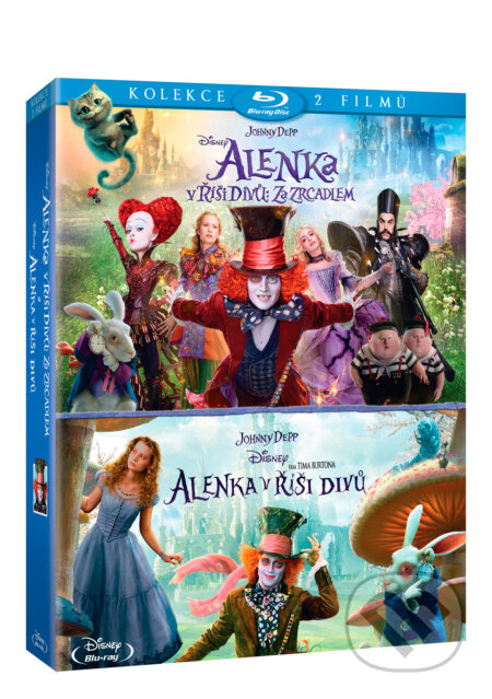 Alenka v říši divů kolekce 1.-2. (2 Blu-ray) - James Bobin, Tim Burton - film z kategorie Rodinné a romantické