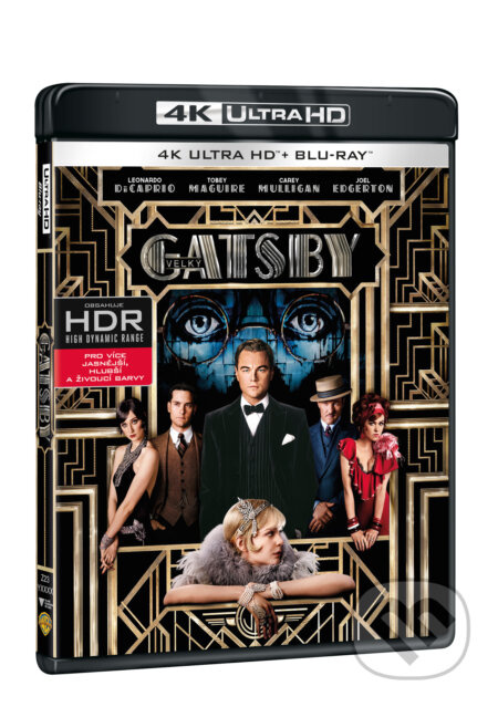 Velký Gatsby Ultra HD Blu-ray (UHD + BD) - Baz Luhrmann - film z kategorie Rodinné a romantické