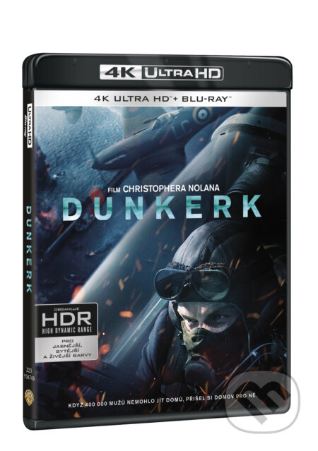 Dunkerk 3BD (UHD+BD+bonus disk) (UHD + BD + bonus disk) - film z kategorie Akční a dobrodružné
