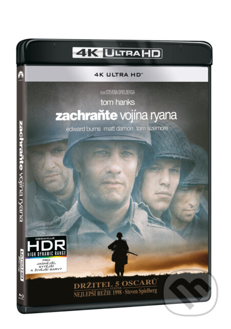 Zachraňte vojína Ryana Ultra HD Blu-ray - Steven Spielberg - film z kategorie Akční a dobrodružné