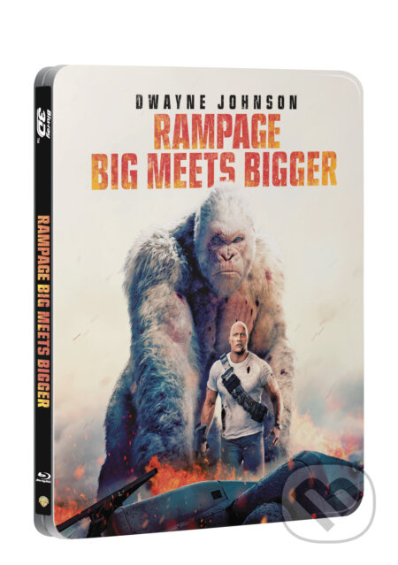 Rampage: Ničitelé 3D Steelbook (3D+2D) - Brad Peyton - film z kategorie Akční sci-fi