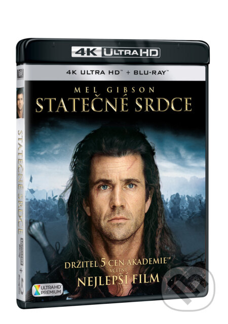 Statečné srdce Ultra HD Blu-ray (Ultra HD Blu-ray + Blu-ray) - film z kategorie Akční a dobrodružné