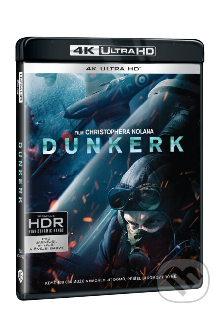 Dunkerk Ultra HD Blu-ray (UHD a BD) - Christopher Nolan - film z kategorie Akční a dobrodružné