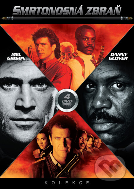 Smrtonosná zbraň kolekce 1-4. (4DVD) - Richard Donner - film z kategorie Akční komedie