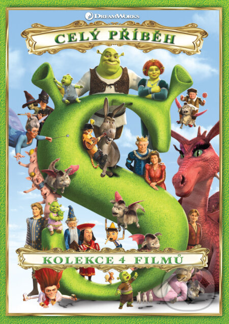 Shrek kolekce 1.-4. (4DVD) - film z kategorie Dětské a animované
